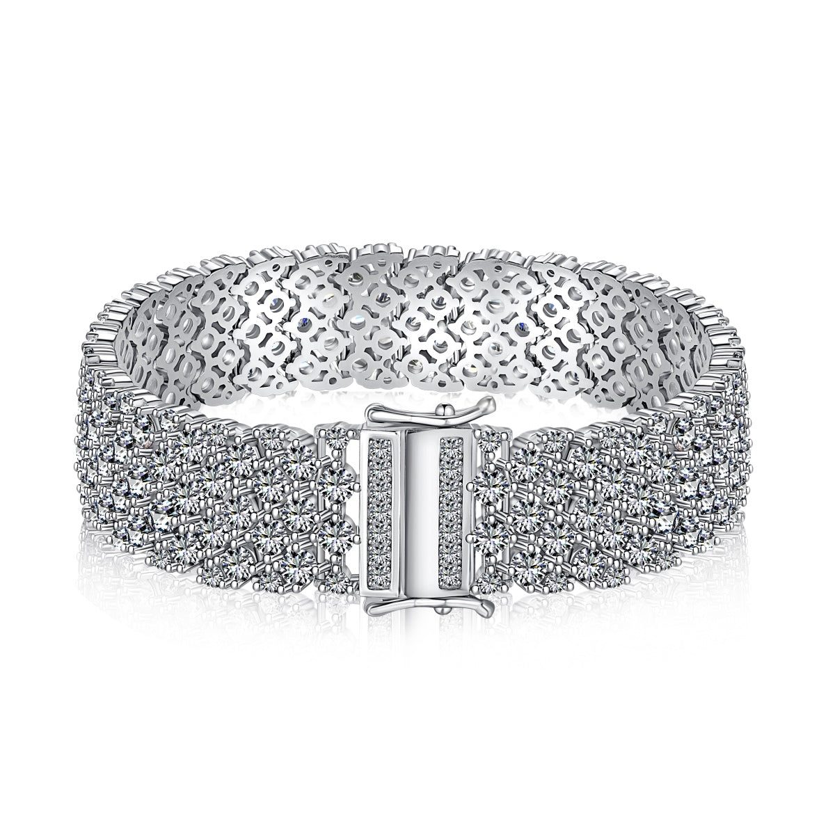[Max Jewelry ]Ornate Elegant Round Cut Party Bracelet