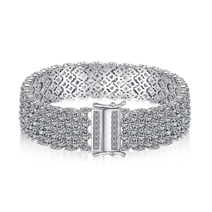 [Max Jewelry ]Ornate Elegant Round Cut Party Bracelet