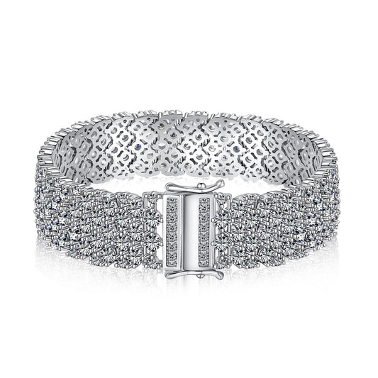[Max Jewelry ]Ornate Elegant Round Cut Party Bracelet