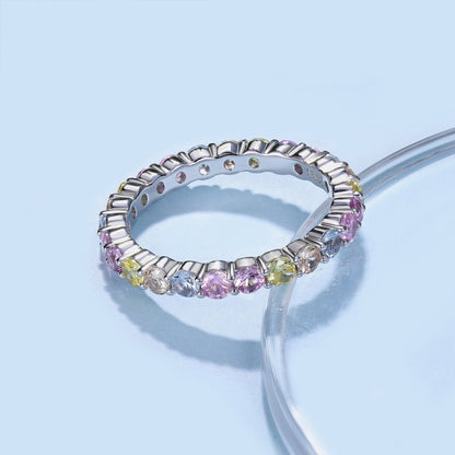 [Max Jewelry ]Dazzling Resplendent Round Cut Party Ring
