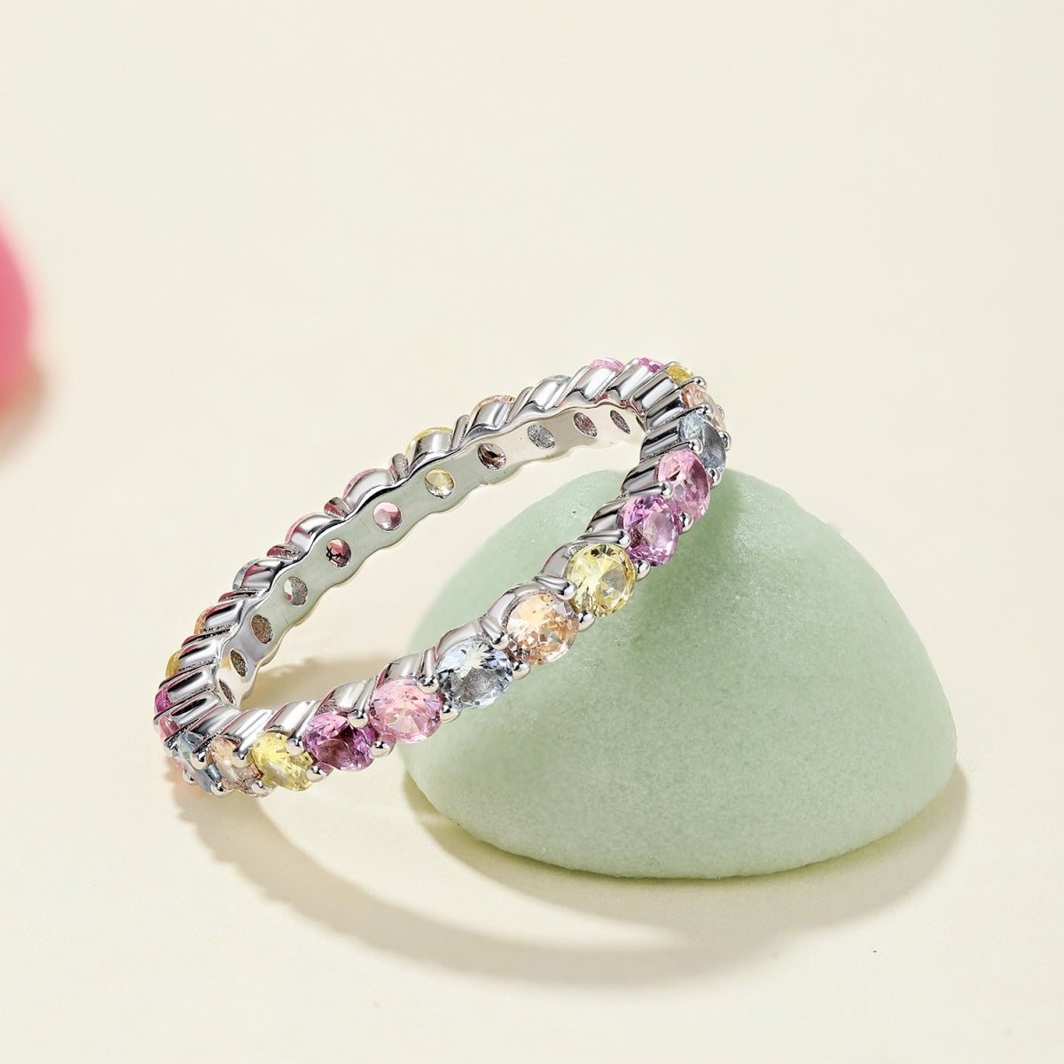 [Max Jewelry ]Dazzling Resplendent Round Cut Party Ring