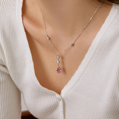 [Max Jewelry ]Dazzling Pear Cut Necklace