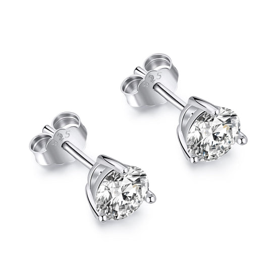 [Max Jewelry ]Dainty Round Shape Earrings