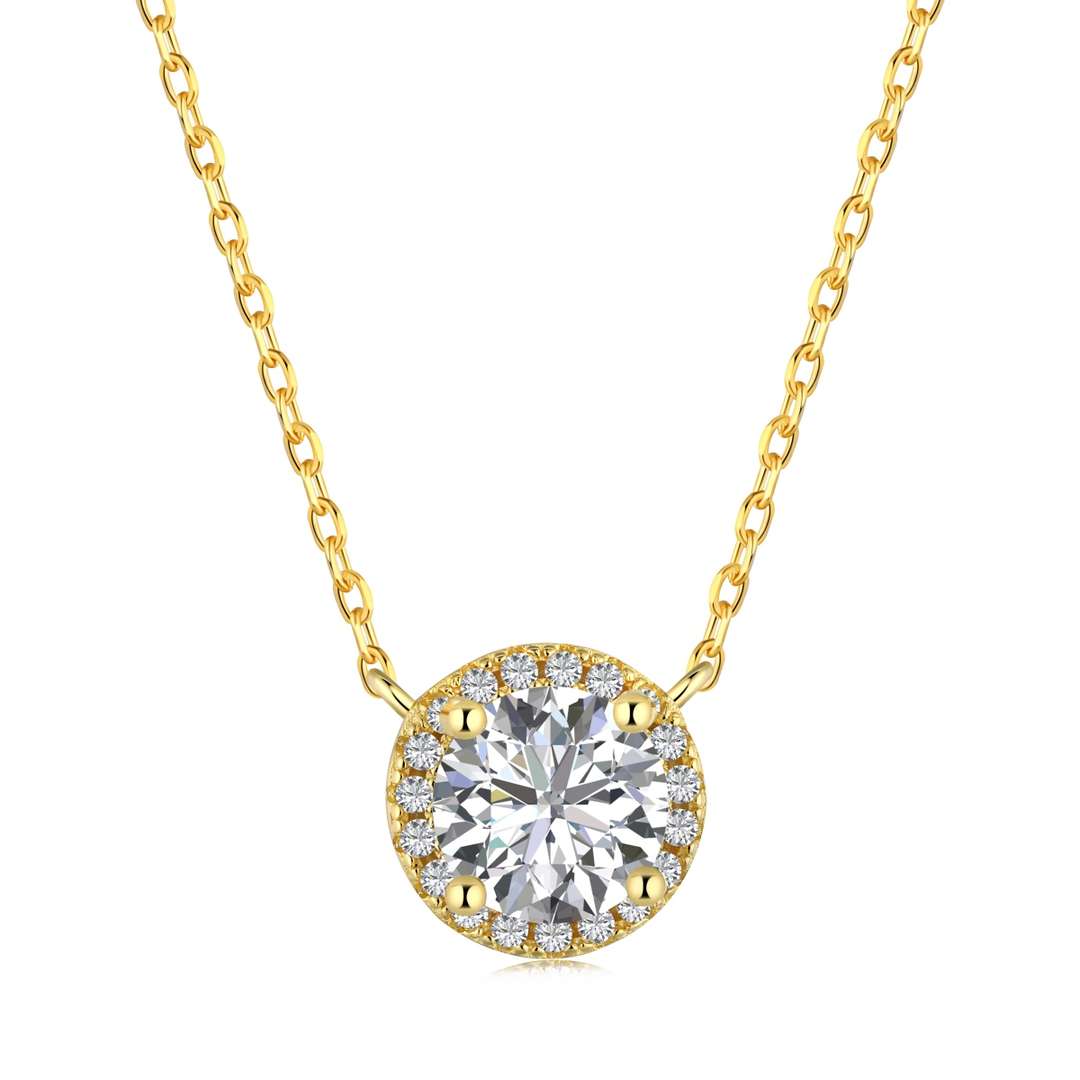 [Max Jewelry ]Luxurious Round Cut Necklace