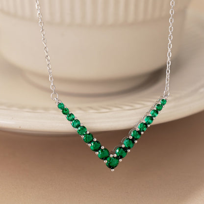 [Max Jewelry ]Ornate Round Cut Necklace