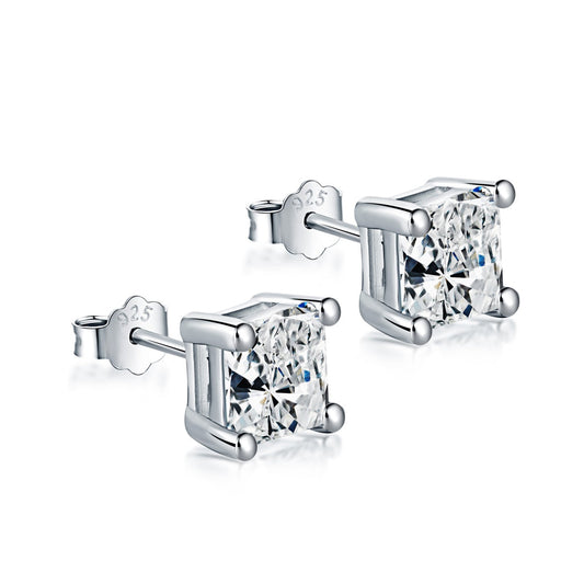 [Max Jewelry ]Delicate Square Shape Earrings
