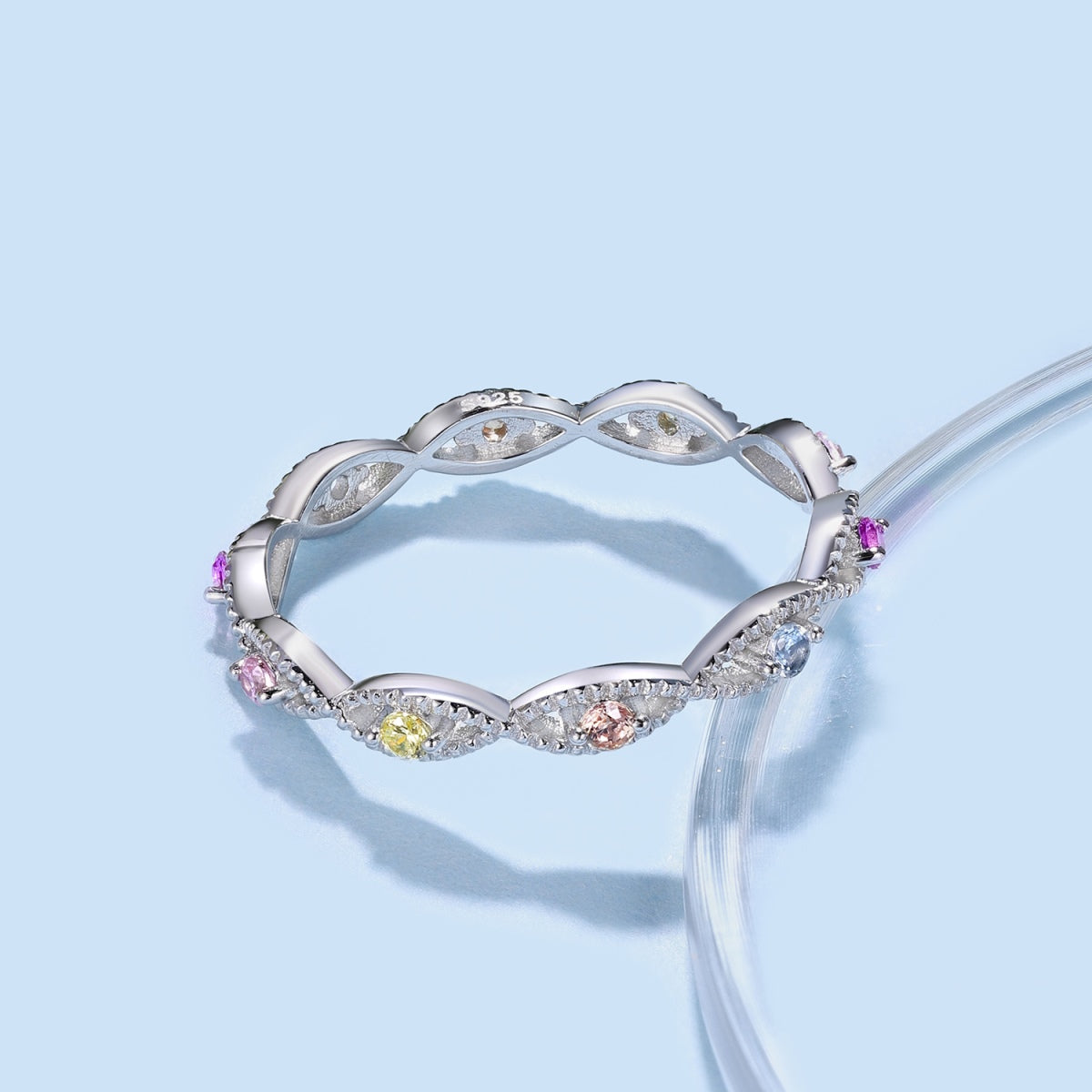 [Max Jewelry ]Elegant Energetic Round Cut Daily Ring