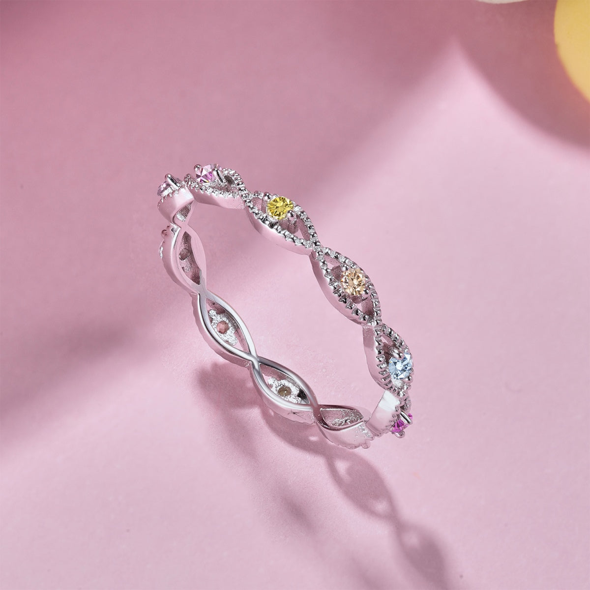 [Max Jewelry ]Elegant Energetic Round Cut Daily Ring