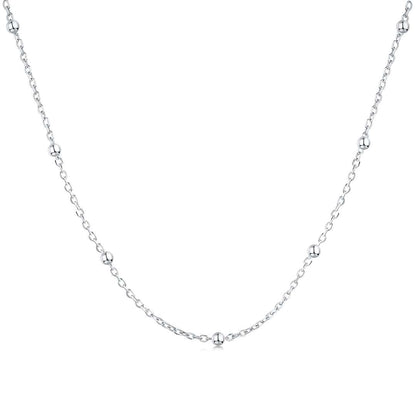 [Max Jewelry ]Small Bead Clavicle Chain Simple Necklace