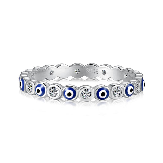 [Max Jewelry ]Sparkling Vibrant Round Shape Daily Ring