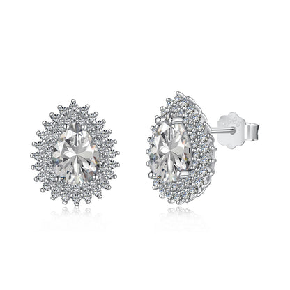 [Max Jewelry ]Delicate Gorgeous Pear Cut Daily Earrings