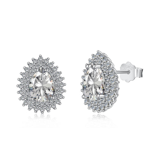 [Max Jewelry ]Delicate Gorgeous Pear Cut Daily Earrings