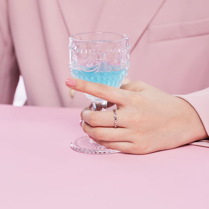 [Max Jewelry ]Ornate Vibrant Round Cut Daily Ring