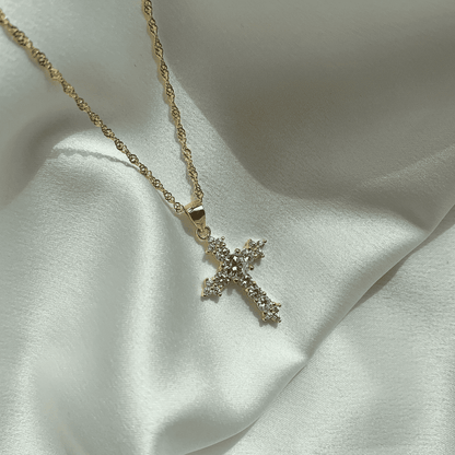 [Max Jewelry ]Delicate Cross Shape Necklace