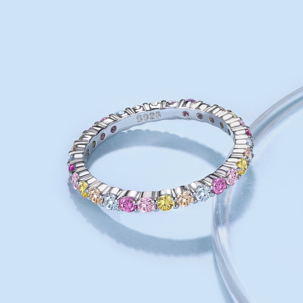 [Max Jewelry ]Elegant Vivid Round Cut Daily Ring