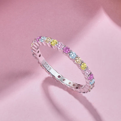 [Max Jewelry ]Elegant Vivid Round Cut Daily Ring