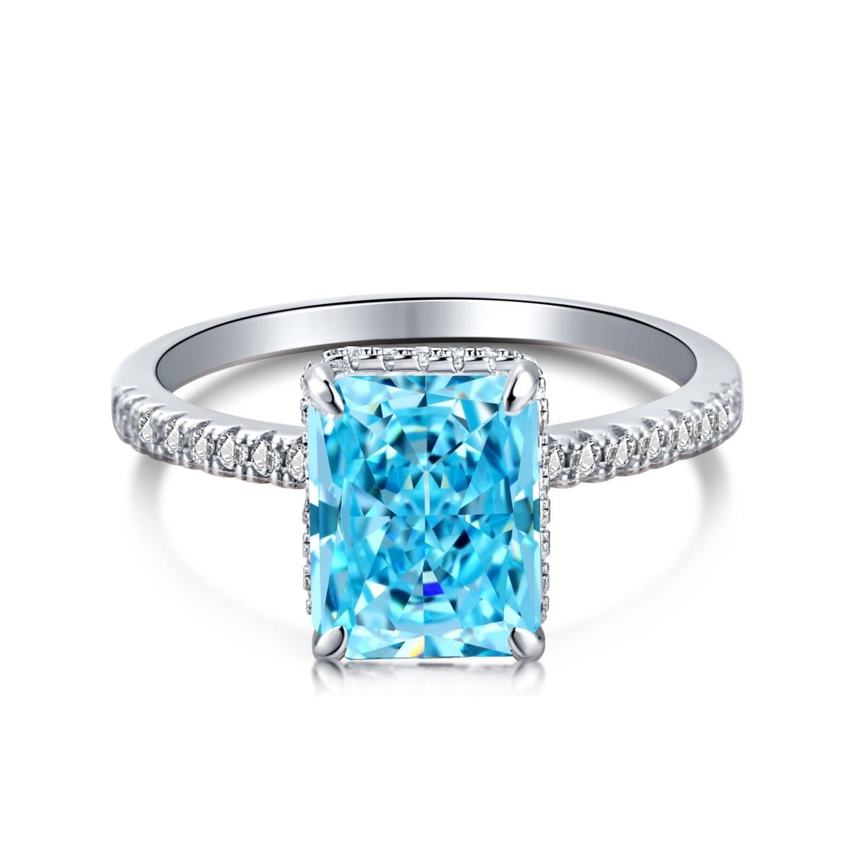 [Max Jewelry ]4.0 Carat Luxurious Engagement Ring