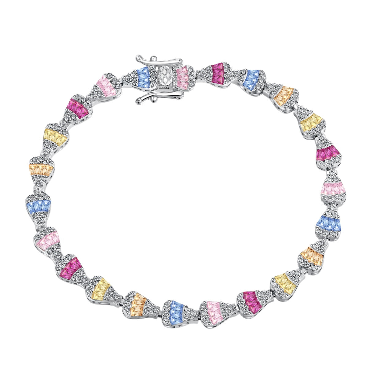 [Max Jewelry ]Radiant Water Drop Shape Daily Bracelet