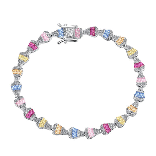 [Max Jewelry ]Radiant Water Drop Shape Daily Bracelet