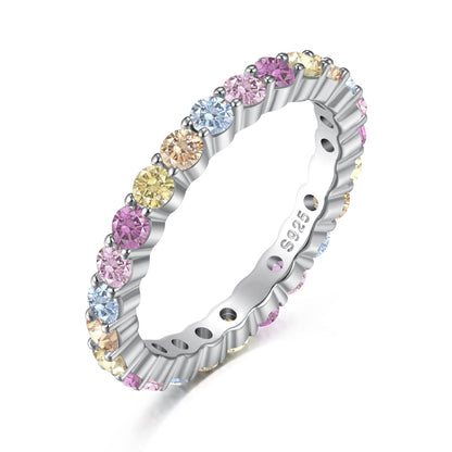 [Max Jewelry ]Elegant Vivid Round Cut Daily Ring