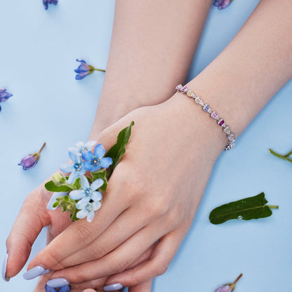 [Max Jewelry ]Radiant Water Drop Shape Daily Bracelet