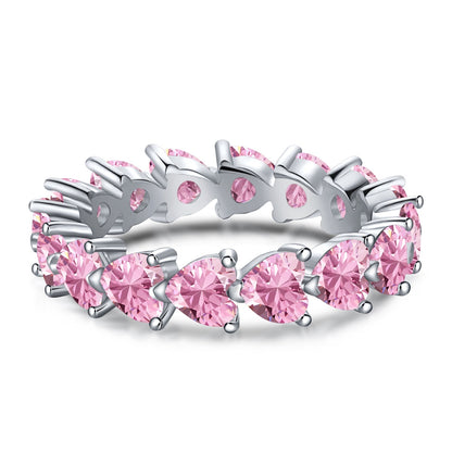 [Max Jewelry ]0.25 Carat Radiant Romance Heart Cut Lover Ring