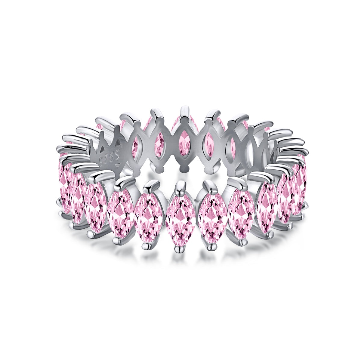 [Max Jewelry ]Gorgeous Marquise Cut Tennis Ring