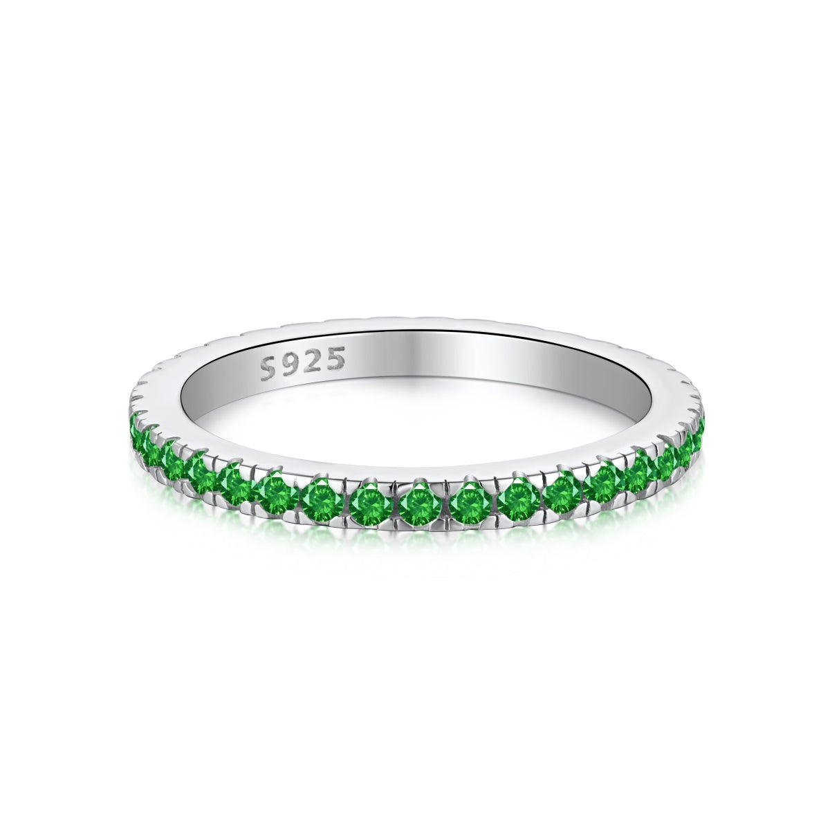 [Max Jewelry ]Delicate Sparkling Round Cut Daily Ring