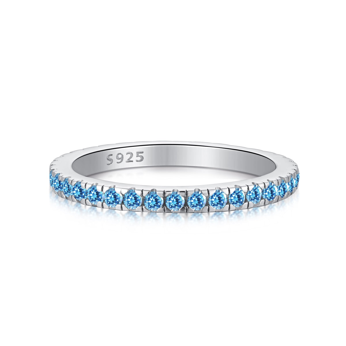 [Max Jewelry ]Delicate Sparkling Round Cut Daily Ring