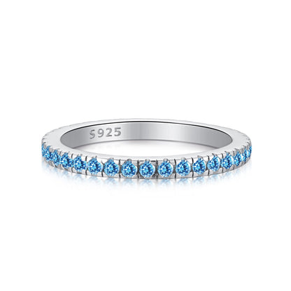 [Max Jewelry ]Delicate Sparkling Round Cut Daily Ring