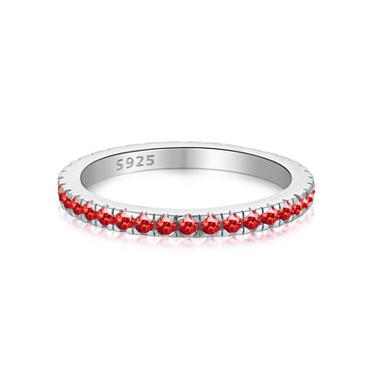 [Max Jewelry ]Delicate Sparkling Round Cut Daily Ring