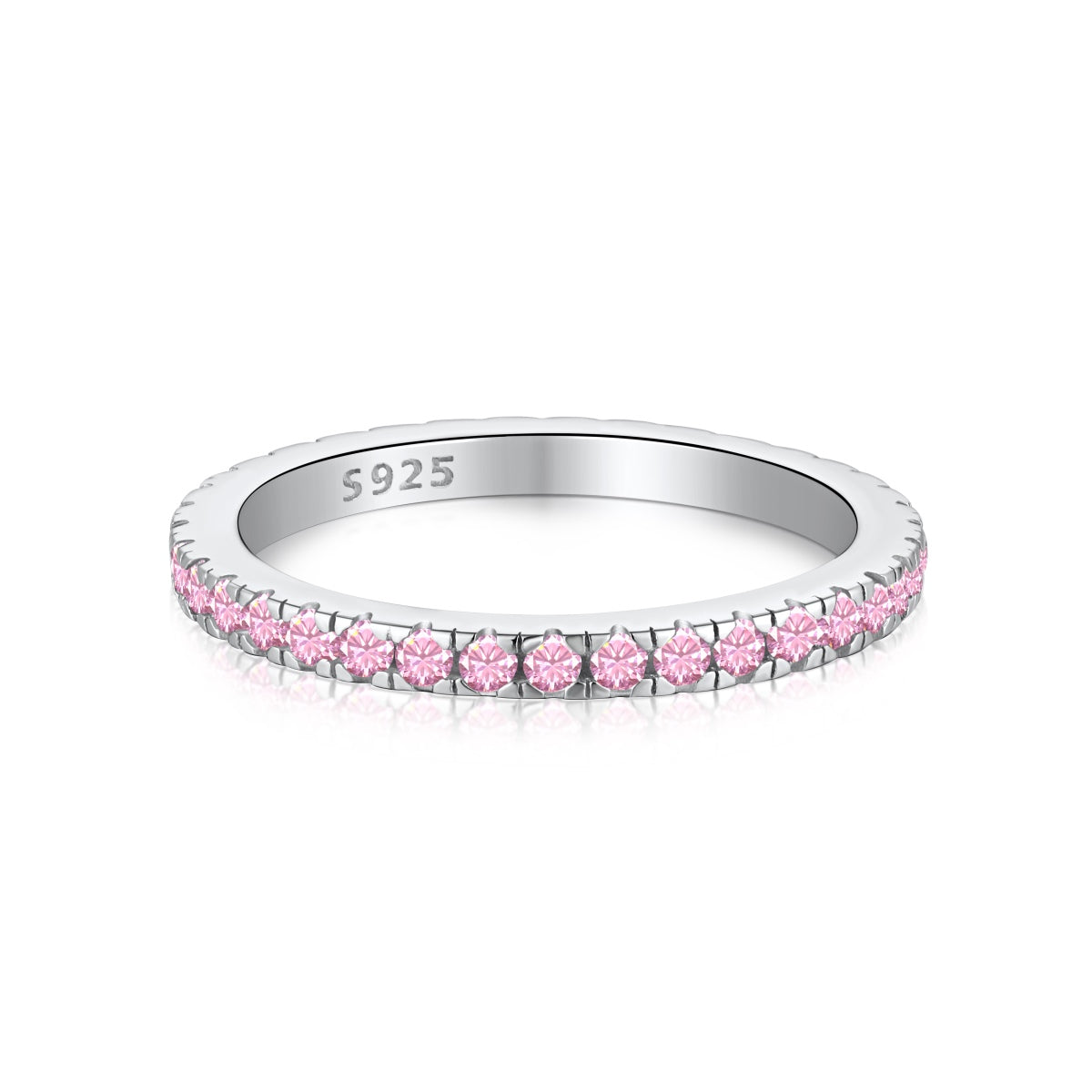 [Max Jewelry ]Delicate Sparkling Round Cut Daily Ring