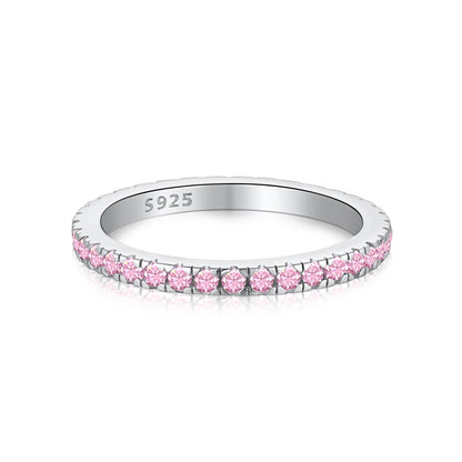 [Max Jewelry ]Delicate Sparkling Round Cut Daily Ring