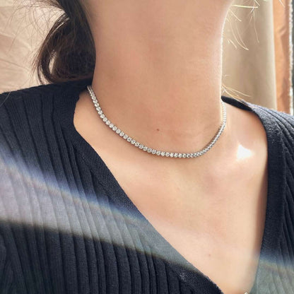 [Max Jewelry ]Elegant Tennis Chain Necklace