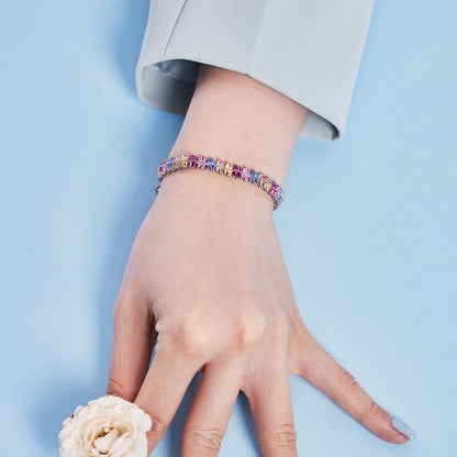 [Max Jewelry ]Sparkling Exquisite Multi Cut Party Bracelet