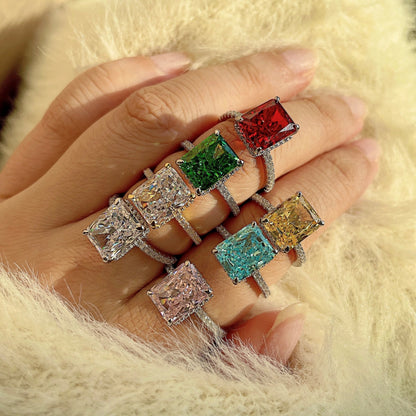 [Max Jewelry ]4.0 Carat Luxurious Engagement Ring