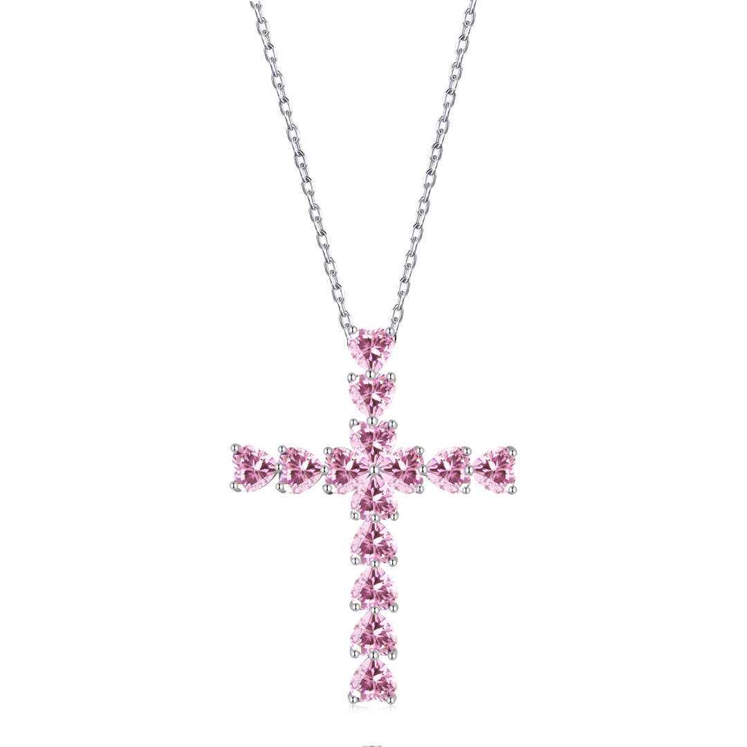 [Max Jewelry ]Radiant Cross Shape Necklace