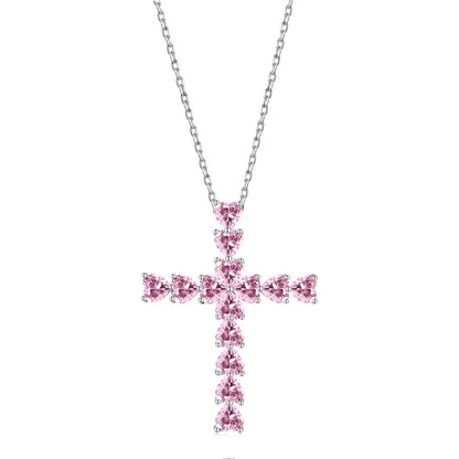[Max Jewelry ]Radiant Cross Shape Necklace