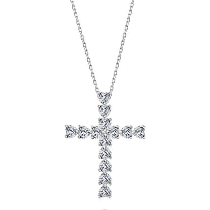 [Max Jewelry ]Radiant Cross Shape Necklace