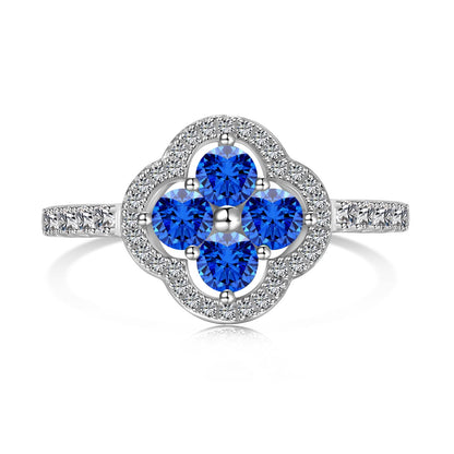 [Max Jewelry ]Four Leaf Clover Flower Design Ring