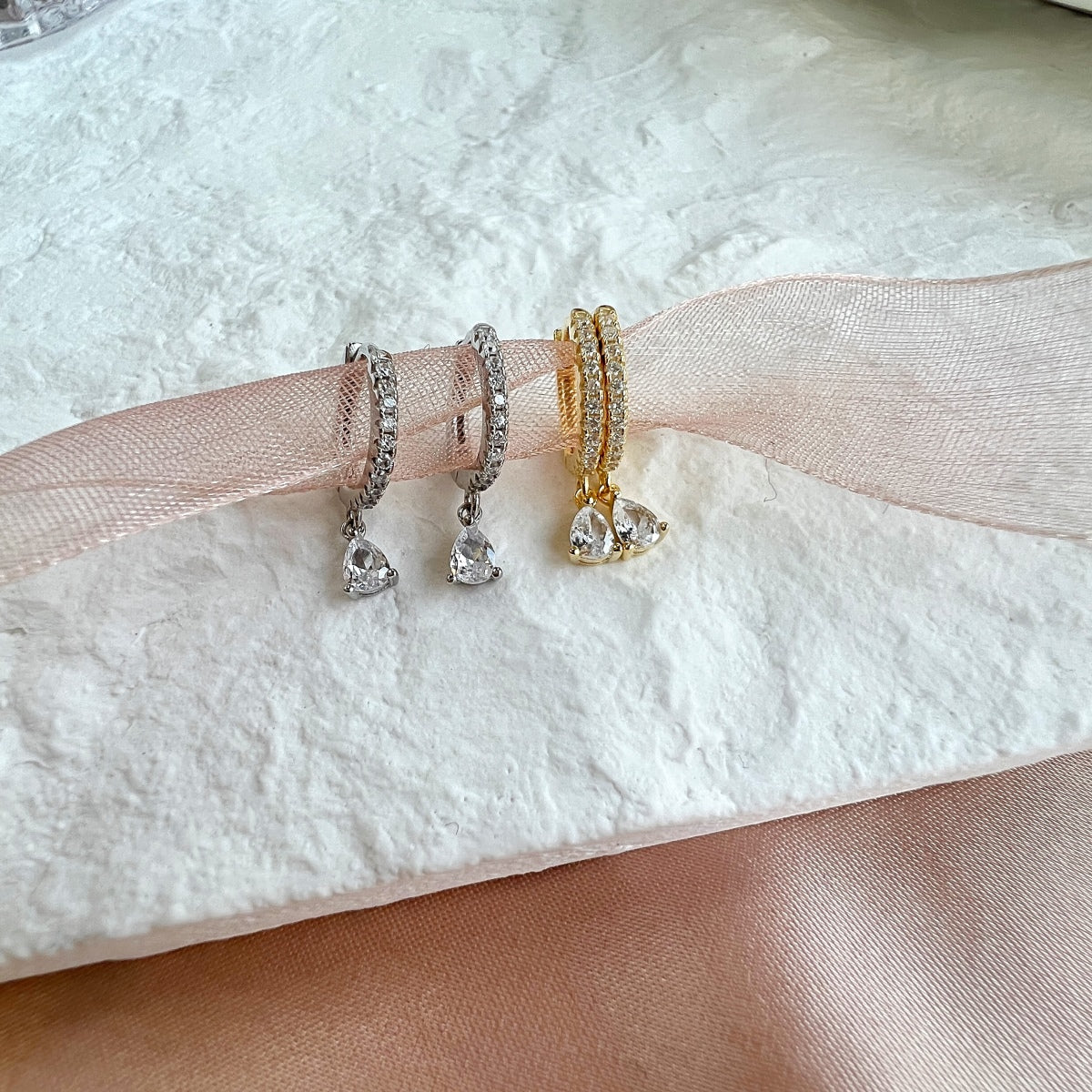 [Max Jewelry ]Luxurious Geometric Drop Earrings