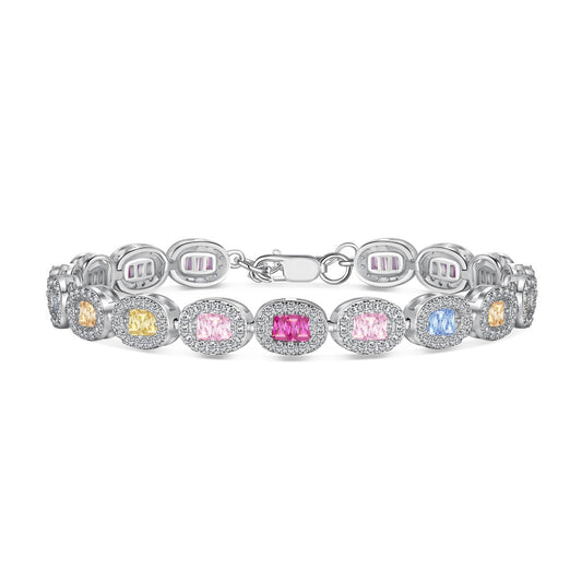 [Max Jewelry ]Exquisite Ornate Emerald Cut Daily Bracelet