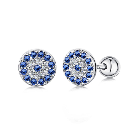 [Max Jewelry ]Devil's Eye Ear Bone Nail Earrings