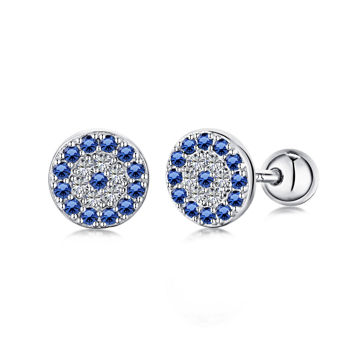 [Max Jewelry ]Devil's Eye Ear Bone Nail Earrings