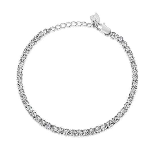 [Max Jewelry ]Sparkling Round Cut Daily Bracelet