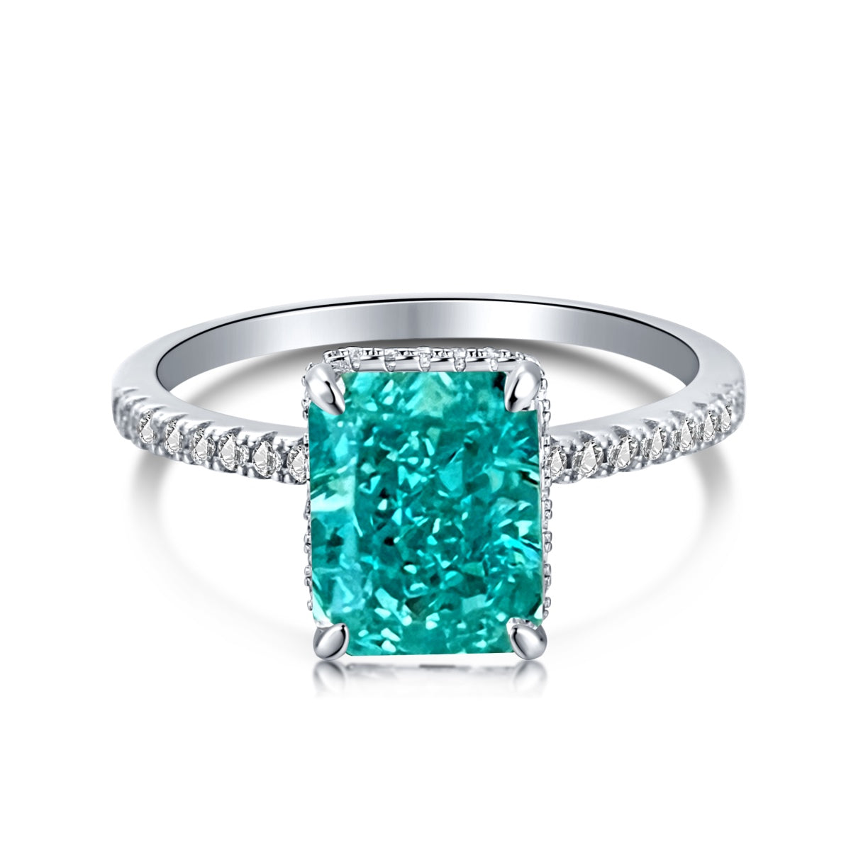 [Max Jewelry ]4.0 Carat Luxurious Engagement Ring