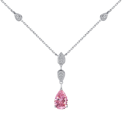 [Max Jewelry ]Dazzling Pear Cut Necklace