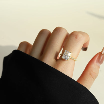 [Max Jewelry ]4.0 Carat Luxurious Engagement Ring
