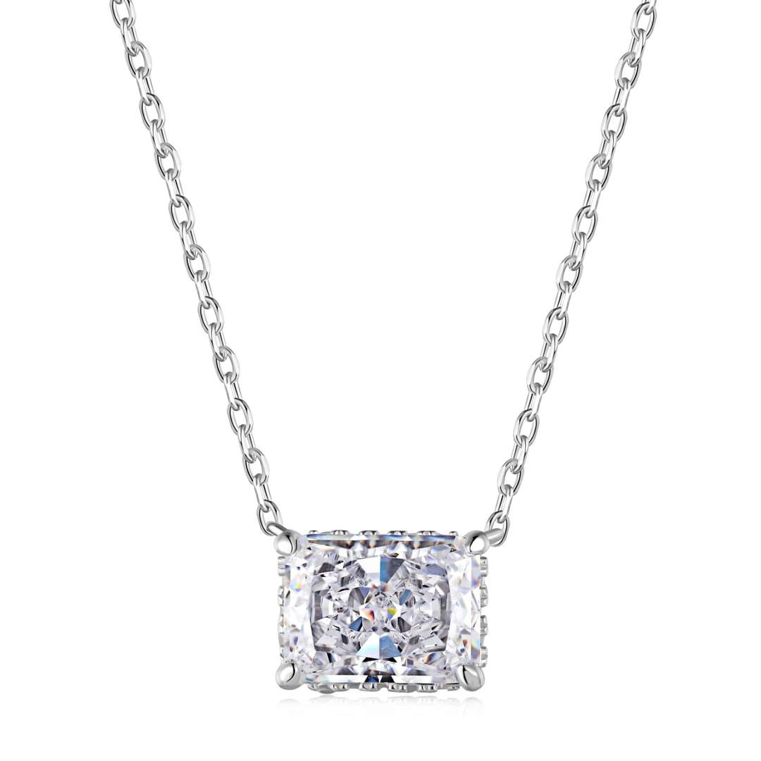 [Max Jewelry ]Luxurious Square Shape Colorful Necalack