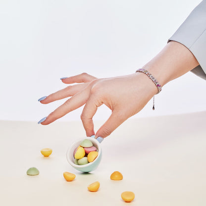 [Max Jewelry ]Dazzling Unique Multi Shape Daily Bracelet